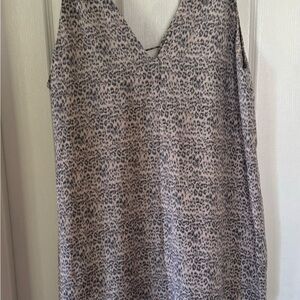 Zimmermann Tan and Black Animal Print Midi Dress